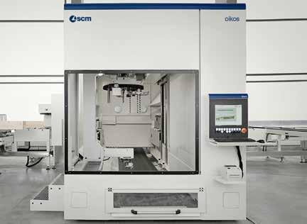 ergonomia O7 Zona di lavoro completamente chiusa con una cabina di protezione, che garantisce estrema