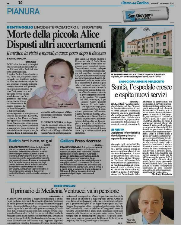 Pagina 60 Il Resto del Carlino Sanità e sociale SAN GIOVANNI IN PERSICETO.