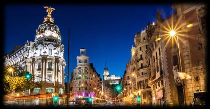 MADRID, ANDALUSIA e TOLEDO da Madrid CAPODANNO A MADRID Tour di 8 giorni / 7 notti in pullman con guida in italiano dal 30 dicembre al 6 gennaio 2018 1 giorno sabato 30 dicembre 2017 MADRID Arrivo