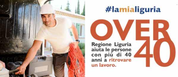 Over 40 Piano Over 40: cos è, come aderire Il Piano Over 40 è un progetto a co-finanziamento europeo, realizzato dalla Regione Liguria, che prevede percorsi occupazionali finalizzati a favorire l