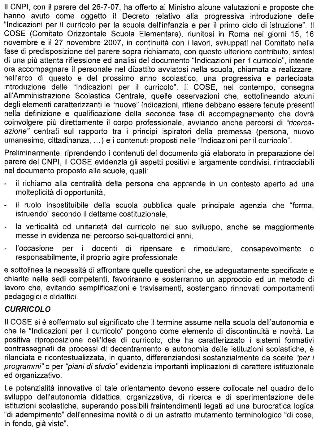 COMITATO ORIZZONTALE