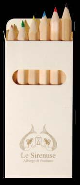 Penna ALASSIO Lapis tondo cm 18 in legno senza gomma puntale nero