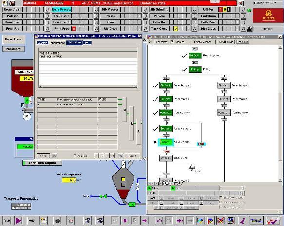 PCS 7: Supervisione Unità e fasi 13 Engineering Unità di produzione Definizione di fasi di lavoro per le singole macchine Sviluppo delle fasi come sequenze di
