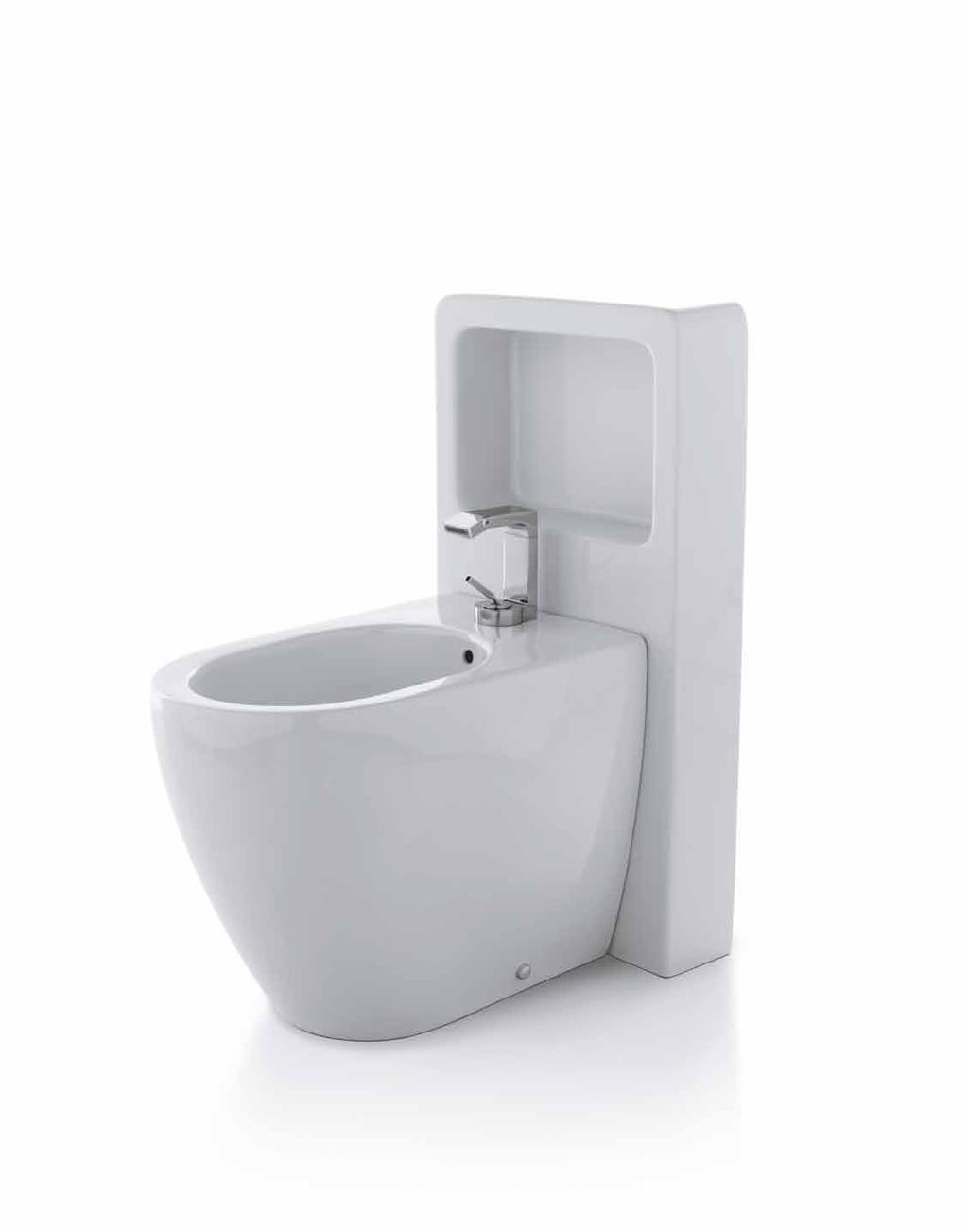 SMVAS + MABX bidet a terra + cassetta Magic Box back to wall