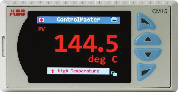 ControlMaster CM15 Indicatore di processo universale 1 /8 DIN Panoramica ControlMaster CM15 è un indicatore di processo universale 1 /8 DIN ricco di funzionalità.