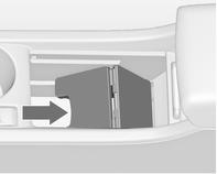 Consolle posteriore Il vano di stivaggio può essere utilizzato per riporre piccoli