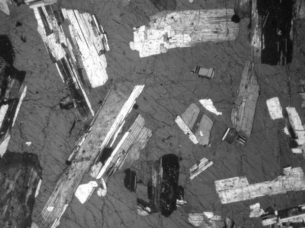 le cumuliti Cumulite = roccia formata per accumulo di cristalli che si concentrano in una particolare zona del fuso magmatico Le cumuliti si descriveno in base ai rapporti tra l'originario materiale