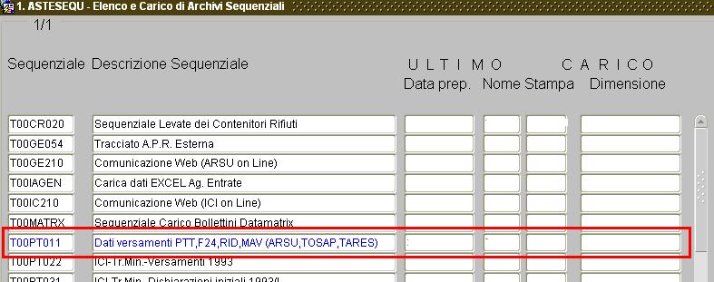 , l importo pagato (può essere utile per inviare dei solleciti di pagamento); per le posizioni domiciliate la sigla stato e num.controllo per ottenere l IBAN completo. 4.5.