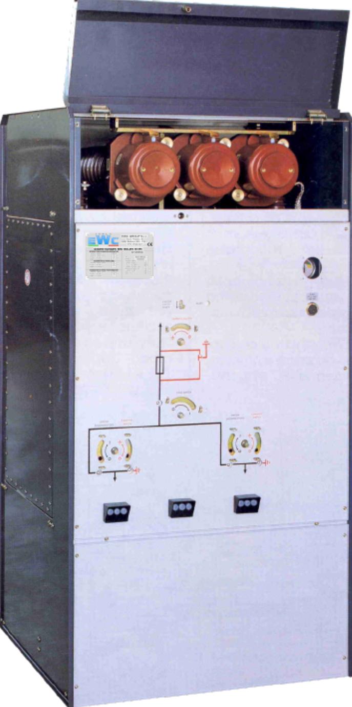 INDOOR MCSG-RMU-GIC UP TO 24kV-630A-25kA QUADRO BLINDATO ISOLATO IN SF6 PER