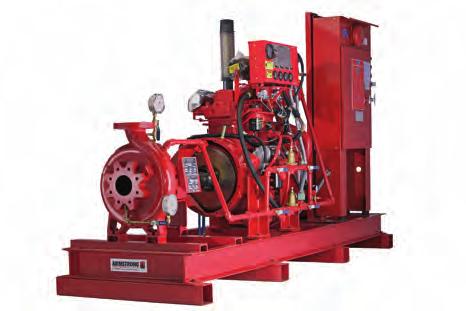 SISTEMI DI POMPAGGIO ANTINCENDIO "END SUCTION" NFPA 20 FM-UL AD ASSE ORIZZONTALE - DIESEL Pump 40-30-FD Flow Driver Speed Pressure range Power 250 56,8 2600 42-71 2,89-4,89 16-34 11,9-25,4 3000 47-96