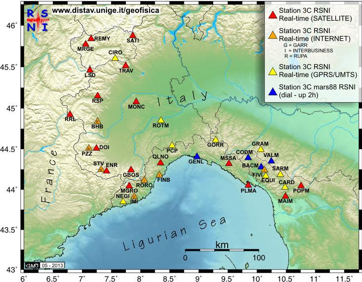 Figura 5. Mappa della RSNI.