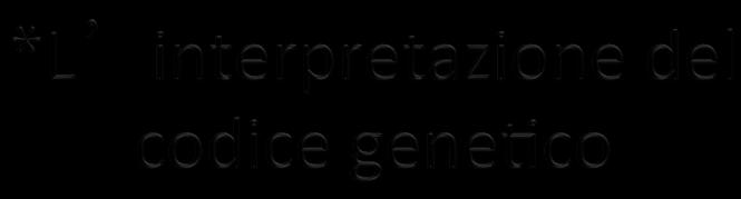 Perché avvenga la traduzione è necessario passare da un linguaggio fatto di NUCLEOTIDI ad un linguaggio di AMINOACIDI. Gli aminoacidi presenti in tutte le proteine sono 20 mentre le basi sono solo 4.