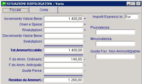 riportando il seguente risultato: Fig. 1.