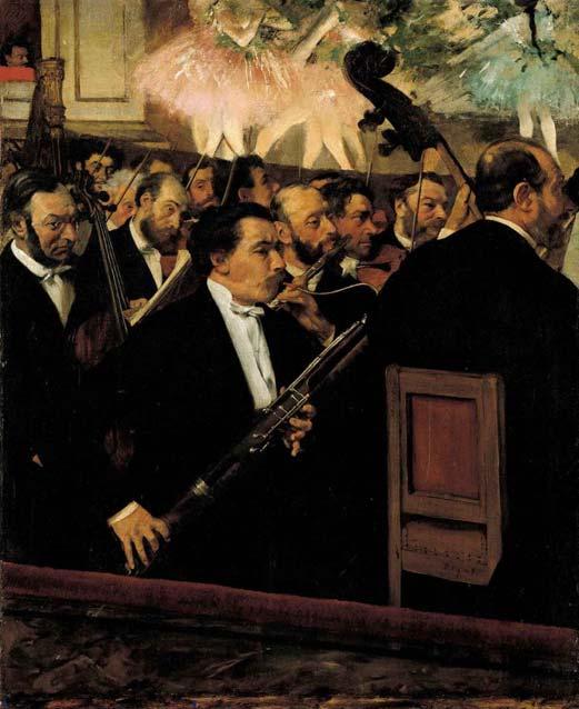 Edgar Degas (1834 1917) L'orchestre de l'opéra, 1870 I bevitori d