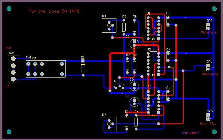 REALIZZAZIONE DEL CIRCUITO STAMPATO: Dopo aver progettato e testato il circuito su breadboard, bisogna realizzare il relativo stampato, verrà descritto il processo svolto.