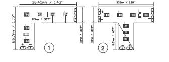 in sezioni ogni 3 led. Altissima luminosità ed elevata durata nel tempo circa 70.000 ore. Ideale per illuminare locali e vani corridoi. Possibile impiego come fonte di illuminazione primaria.