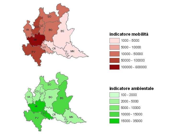 abitanti, mentre per le opere ambientali e destinate alla mobilità ciascuna provincia verrà considerata per la superficie totale del proprio territorio.