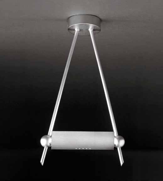 DISCO Lampada da soffitto ferro e ottone. Disco bianco: struttura colore bianco/nero/ nickel/nickel satinato.