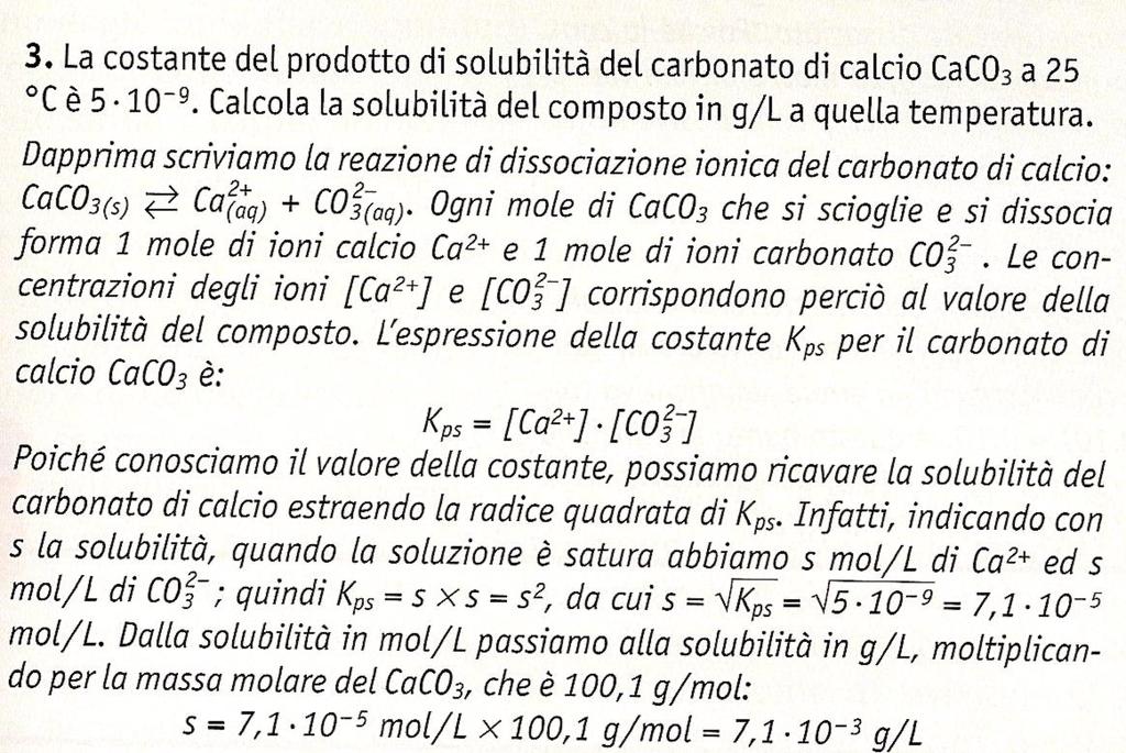 Solubilità e