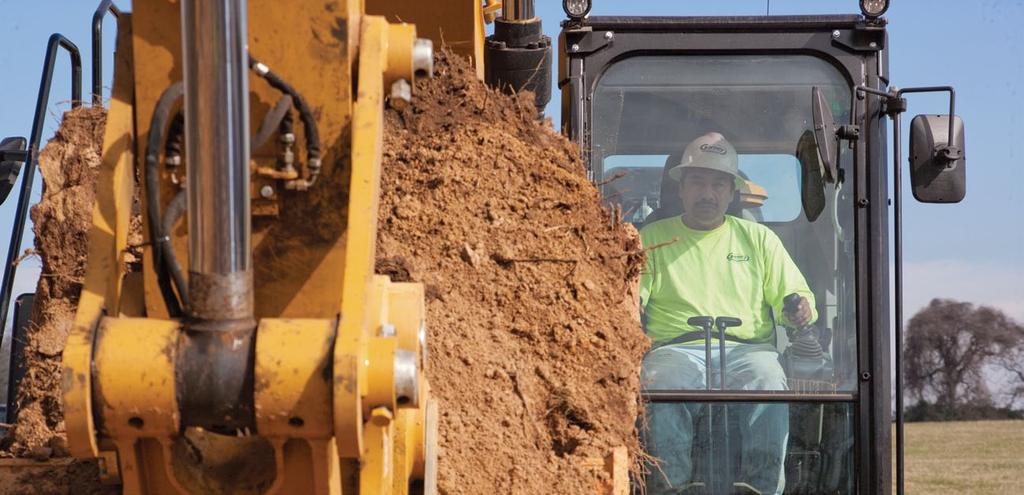 Impianto idraulico Potenza per spostare materiali misti, rocce e detriti con velocità e precisione Potenza idraulica La potenza idraulica consente alla macchina di lavorare con vari attrezzi e