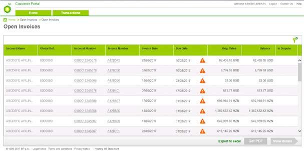 Fare una contestazione di una fattura (pagina 1 di 4) Con myinvoice di Air BP è facile chiedere chiarimenti su una fattura o una specifica consegna all interno di una fattura. Ecco come farlo.