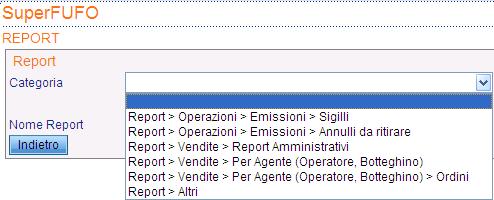 Ogni punto vendita a fine giornata lavorativa (o a fine turno) deve eseguire le reportistiche.