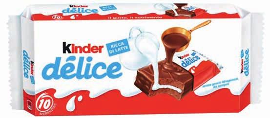 2,79 Kinder Delice FERRERO cacao 420 g (al kg