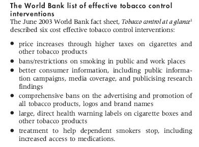 IMPATTO DELLE POLITICHE DI INTERVENTO European Network for Smoking Prevention (ENSP)