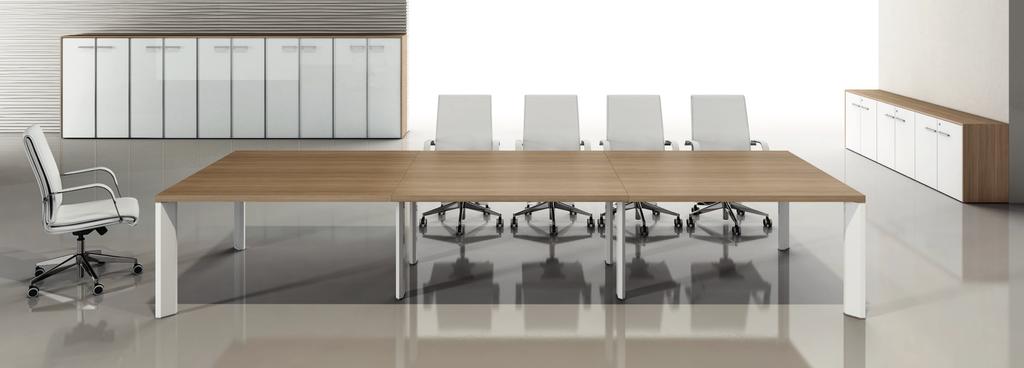 Meeting tables. Xeno Manager is the collection that answers to all needs of meeting in the office.