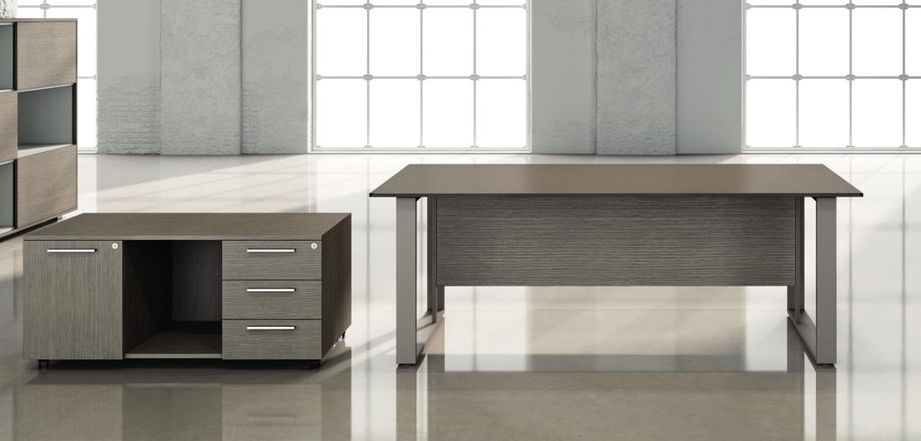 The tops slightly protruding from the structure create a strong feature of the desk. Each element has been thought to be both single and matching with other ones, creating movement and functionality.