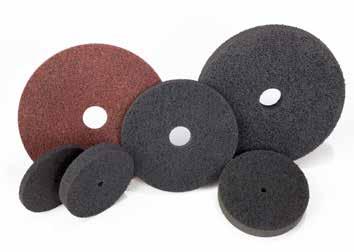 Dischi compatti 7000 Unitized discs 7000 Dischi compatti costituiti da fibre di nylon con alta concentrazione abrasiva.