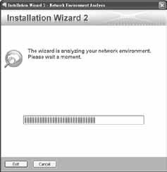 6 Assegnazione dell indirizzo IP 1. Eseguire l Installazione guidata 2 nella directory Software Utility del CD software. 2. Il programma eseguirà l analisi dell ambiente di rete.