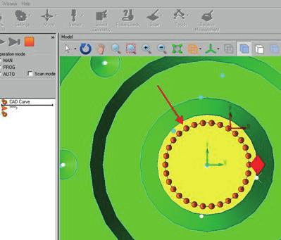 Funzioni di MODUS Importazione da CAD MODUS fornisce un pacchetto completo di funzioni di misura tridimensionali, utilizzando un'interfaccia utente