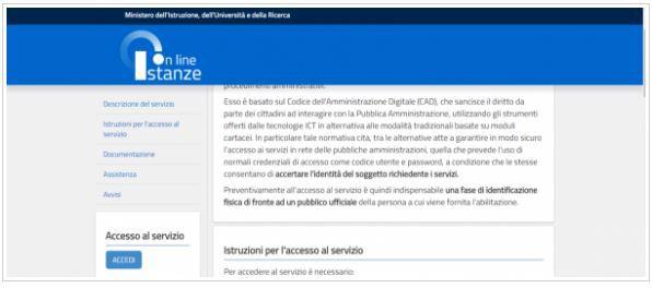 3. NOVITA SU ACCESSO AL PORTALE E GESTIONE DATI INSERITI Il sistema Istanze online, nel mese di dicembre 2016, è stato rinnovato nella grafica e in alcune funzioni, quali l Accesso, il Recupero