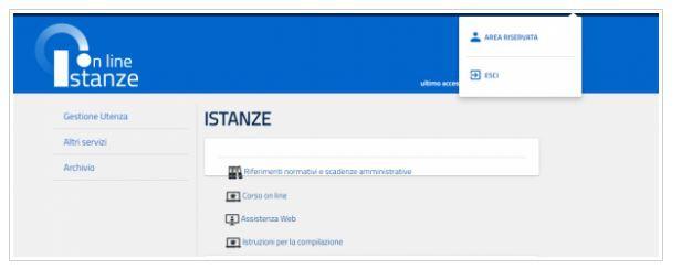 Area riservata Nella nuova Area riservata è possibile gestire i dati personali e il recapito email personale legato alla propria utenza.