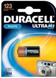 mm 6 x 34 DURACELL23 Batterie CR 7355 IEC Tipo : PHOTO Confezione: blister pezzi LITIO 3 V x 800 mah Dimensioni: mm 5 x 26