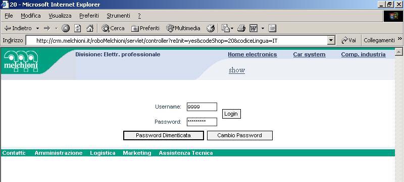A C B 1 D La pagina che compare è quella di riconoscimento. 1. Al primo accesso, dovra' cambiare la password contenuta nella mail di attivazione.