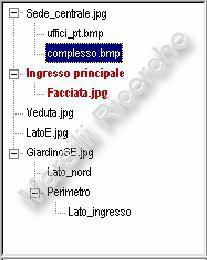 eventi in linea struttura ad albero per la selezione delle mappe grafiche da attivare menù a tendina dei comandi ed i tasti funzione stato degli eventi in corso e particolari segnalazioni provenienti