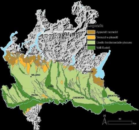 Evoluzione recente delle foreste planiziali lombarde 1955 1999 2015 Apparati morenici 21.882 27.108 26.475 Terrazzi e pianalti 8038 11.448 11.