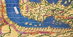 Najraniji opis Šibenika dao je Abu Abd Allah Muhammad al Idrisi (1100. 1172.). Školujući se u maurskoj Španjolskoj (Cordoba), taj arapski autor stekao je izvanredno kartografsko i zemljopisno znanje.