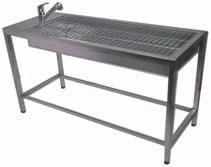 TOP OPTIONAL Piano opzionale in acciaio inox AISI 304.