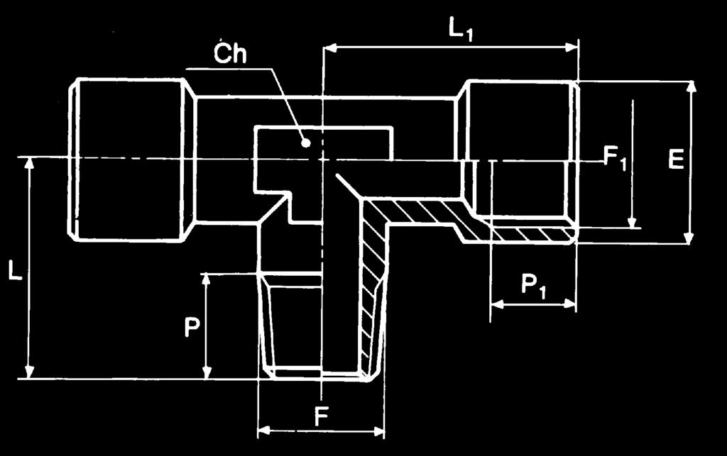 F Ch P L 2115001X XA15 1/8 10 6 17 2115002X XA15 1/4 12 9 21.