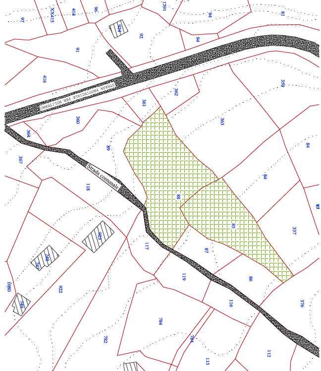 8 Stralcio catastale dell area di intervento INDIRIZZI DI INTERVENTO Si riportano gli indirizzi progettuali dell intervento che sottendono alla progettazione redatta.