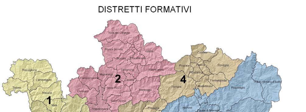 1.3.2 Strutture DISTRETTO FORMATIVO 1 DISTRETTO FORMATIVO 2 Istituti statali Istituti statali I.P.S.S.A.R. N. Bergese I.I.S. Gastaldi/Abba I.I.S. I. Calvino I.I.S. Einaudi/Casaregis/Galilei Liceo Scientifico L.