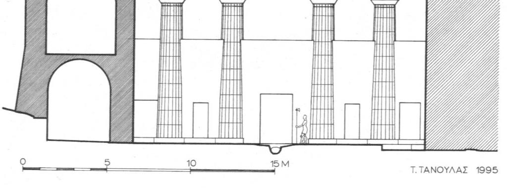 nelle costruzioni successive RICOSTRUZIONE DEL PORTICO