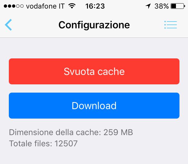 connettività, è lo scarico della cartografia. Il tempo necessario varia in base alla velocità della rete, indicativamente ci vogliono da 15 a 30 minuti.