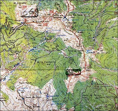 Da Fiuggi: (Km. 31,5) S.S nr.155 per Frosinone - bivio per Guarcino - segnaletica per Campo Catino.