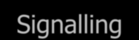 Signalling (IPC) Signalling (segnalazione) è un particolare tipo di Inter-Process Communications che permettere