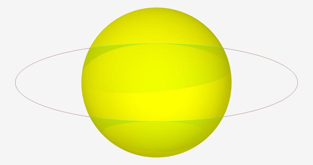 01b. Intersezione tra sfera e cilindro ellittico; modalità: - asse maggiore
