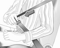 58 Sedili, sistemi di sicurezza Cintura di sicurezza a tre punti di ancoraggio Allacciare Slacciare Estrarre la cintura dal